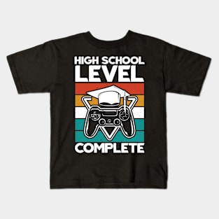 High School Level Complete - Gaming Kids T-Shirt